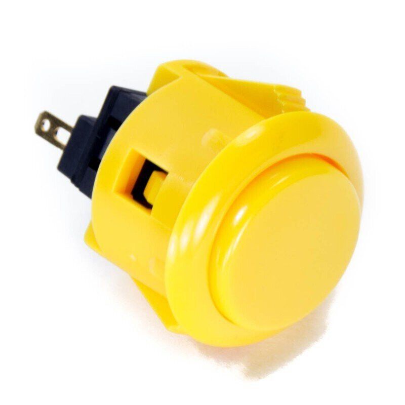Sanwa OBSF-24-Y - Pulsante ORIGINALE Giapponese Arcade gaming professionale