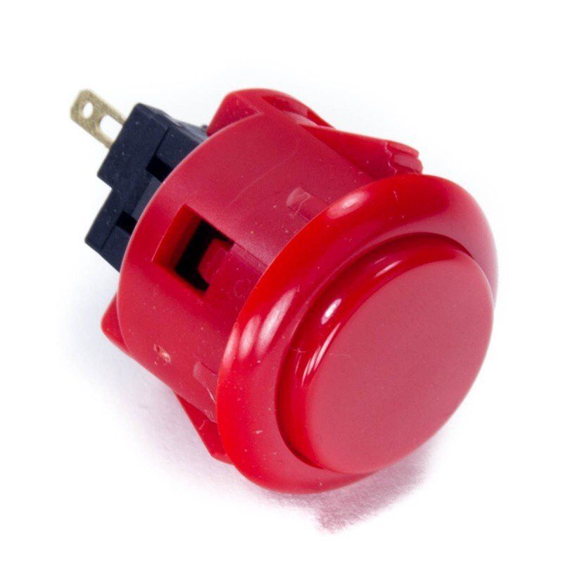 Sanwa OBSF-24-R - Pulsante ORIGINALE Giapponese Arcade gaming professionale