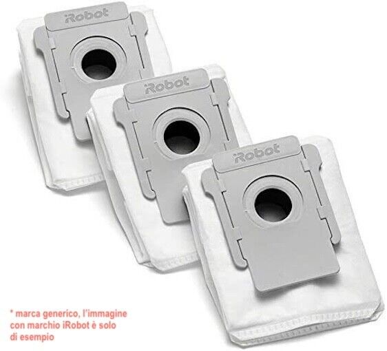 3 pz - iRobot - i7+, j7+, S9+, Sacchetto per aspirapolvere