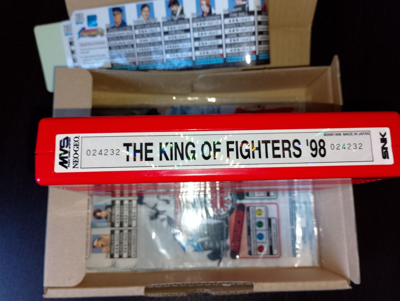 The King Of Fighters 98 - NEO GEO SNK NEOGEO MVS - original