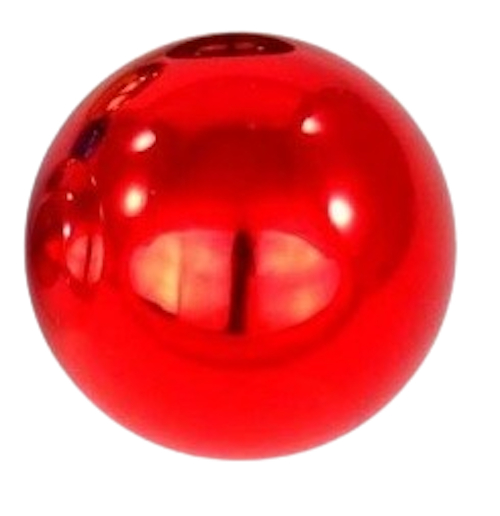 Sanwa LB-35-Rosso metallizzato-Palla per Joy ORIGINALE Giapponese Arcade gaming