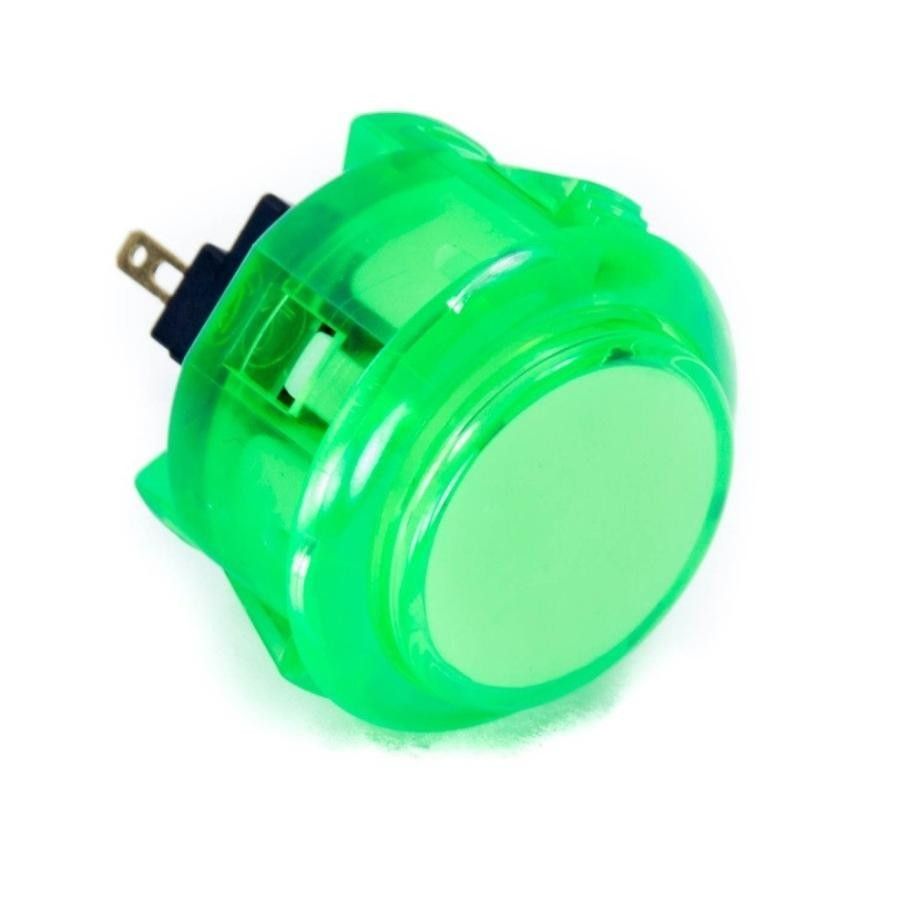 Sanwa OBSC-30-CG Pulsante Trasparente Verde Originale Giapponese Arcade 30mm