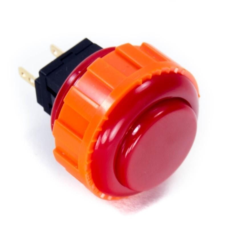 Sanwa OBSN-24-R - Pulsante ORIGINALE Giapponese Arcade gaming professionale