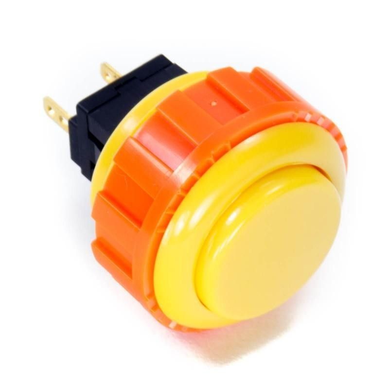 Sanwa OBSN-24-Y - Pulsante ORIGINALE Giapponese Arcade gaming professionale