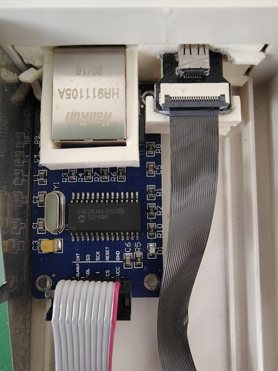 Amiga 1200 Vampire V1200 V2 / IceDrake Back Trapdoor HDMI LAN Ethernet Kit